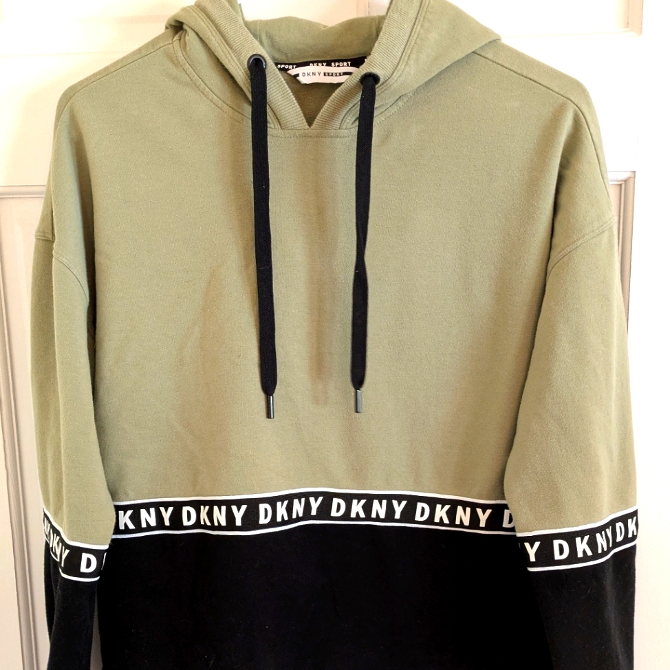 Women's Colorblocked Logo-Tape Hoodie Small
